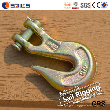 G70 Yellow Zinc Clevis Grab Hook